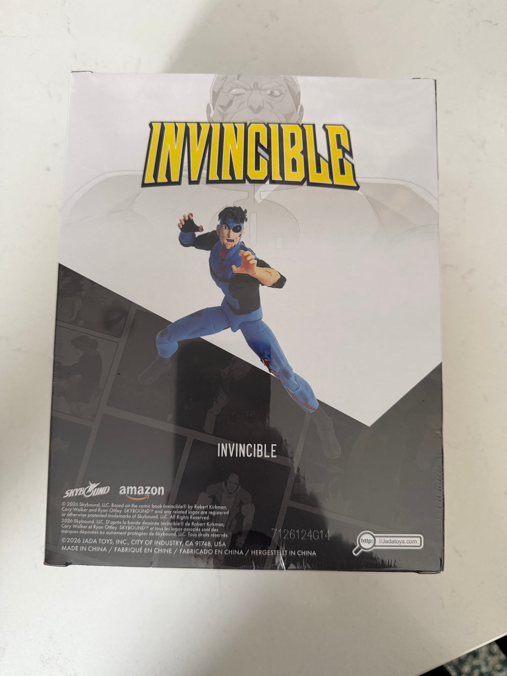 Jada Toys 1/12 Invincible (SDCC exclusive) Mark Grayson Battle damaged - UK Seller