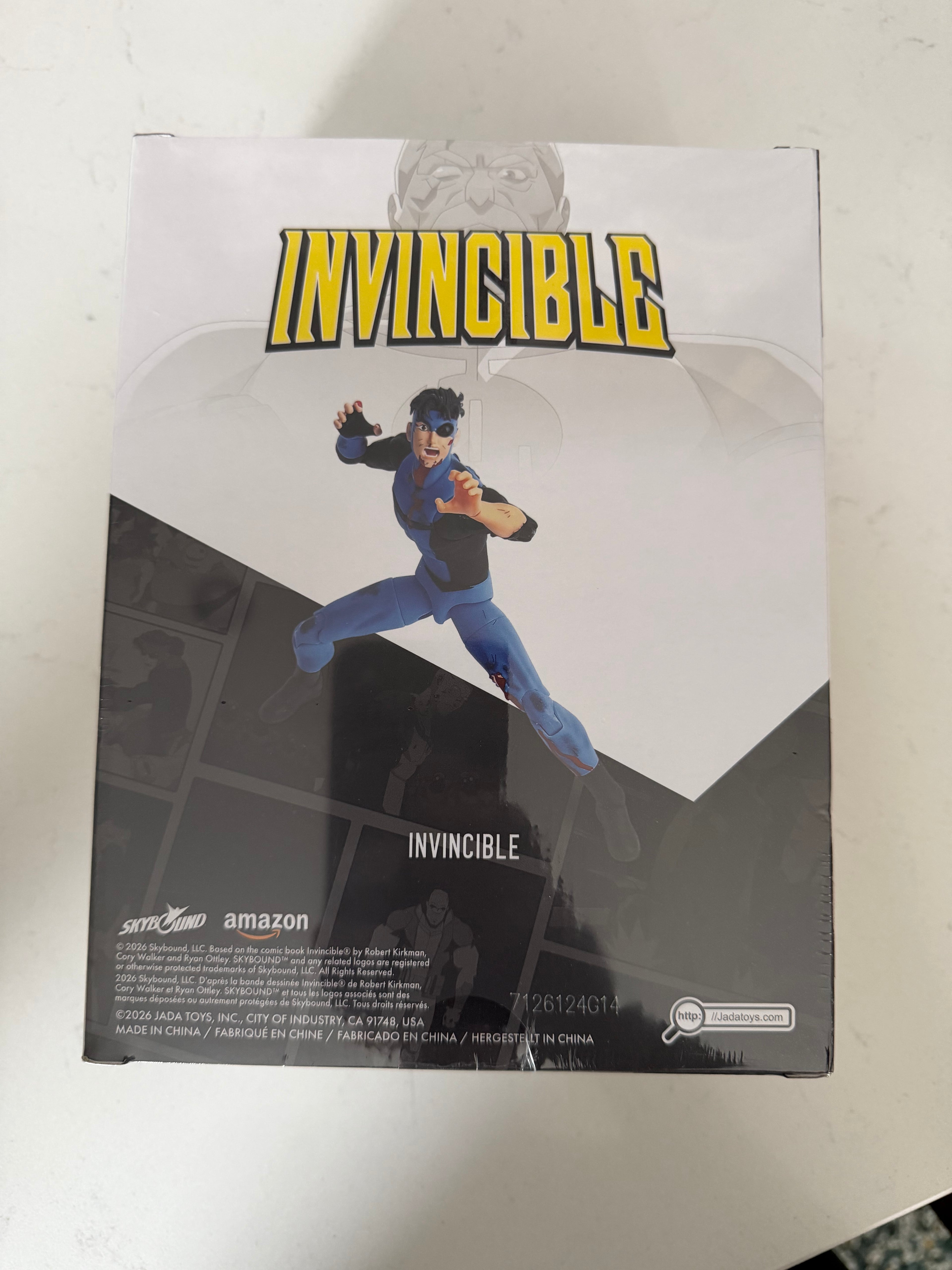 Jada Toys 1/12 Invincible (SDCC exclusive) Mark Grayson Battle damaged - UK Seller