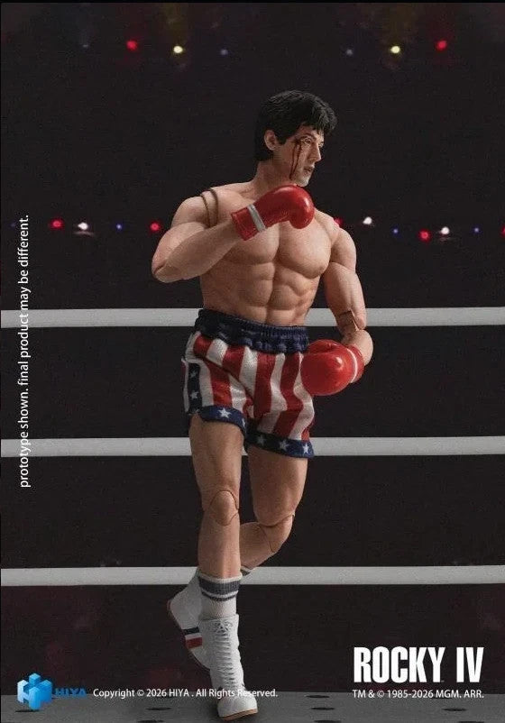 ⭐ HIYA ESR0222 1/12 Exquisite Super Rocky IV - Rocky Balboa  ️1