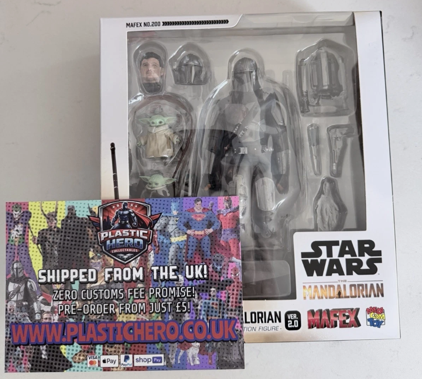 Mafex No 200 Star Wars The Mandalorian & Grogu 2.0 ⭐1
