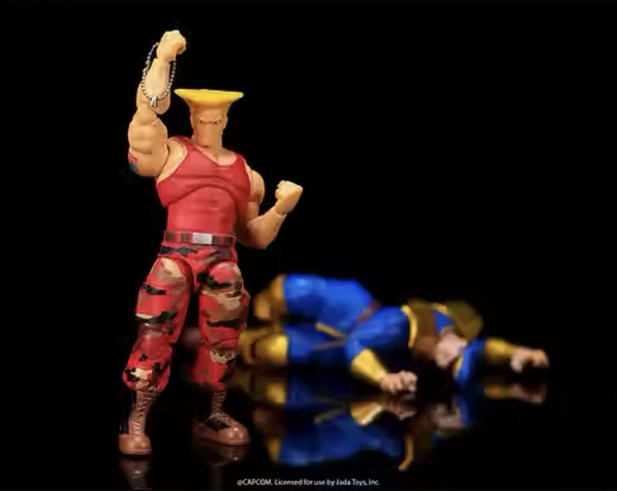Jada Toys Street Fighter II Guile vs M Bison Versus Twin Pack PRESALE ✈️5