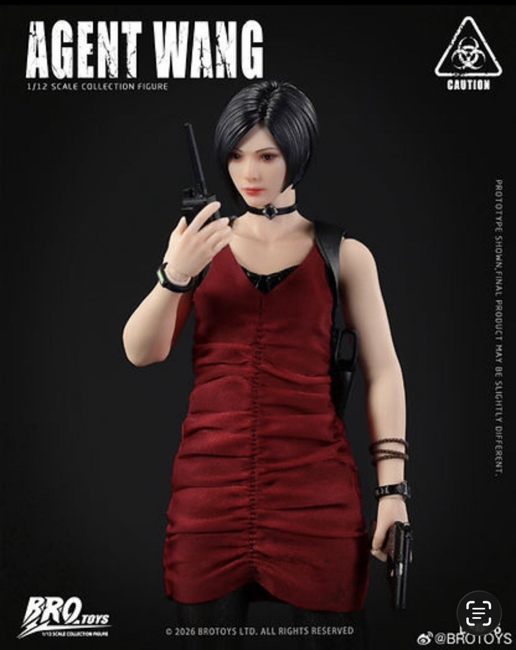 ⭐ Resident Evil Ada Wong Brotoys Agent Wang LR016 DEPOSIT PRESALE2