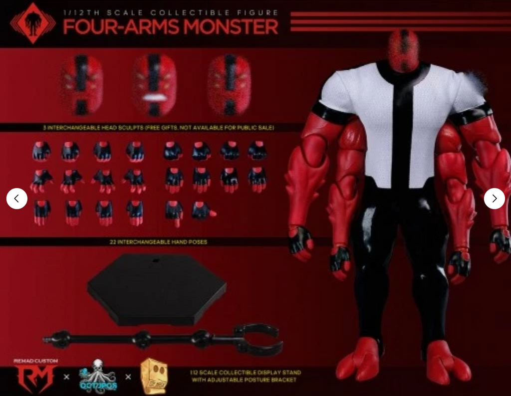 Ben 10 Remad Custom RM031 Four-Arms Monster ✈️4