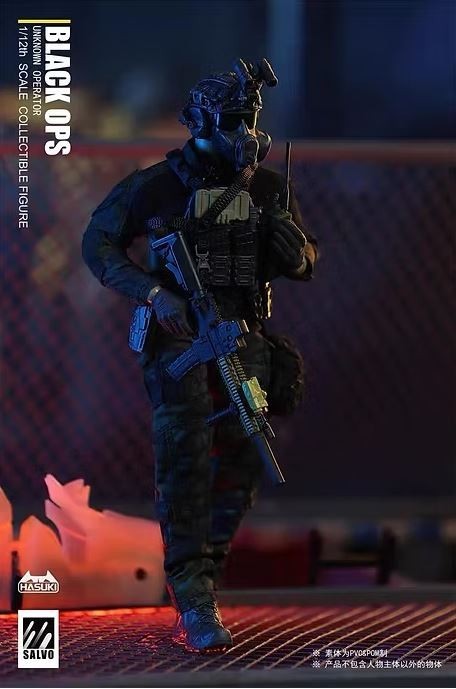 Hasuki 1/12 Black Ops Unknown Operator SA01  Call of Duty CoD - UK SELLER6