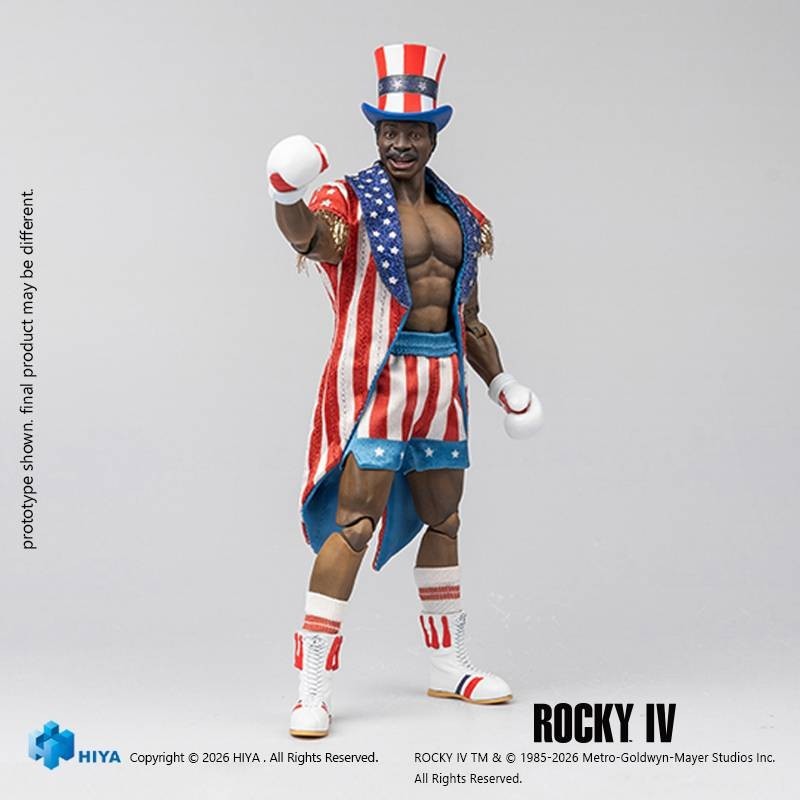 ROCKY HIYA Exquisite Super Rocky VI Apollo Creed✈️1