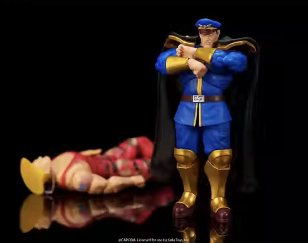 Jada Toys Street Fighter II Guile vs M Bison Versus Twin Pack PRESALE ✈️8