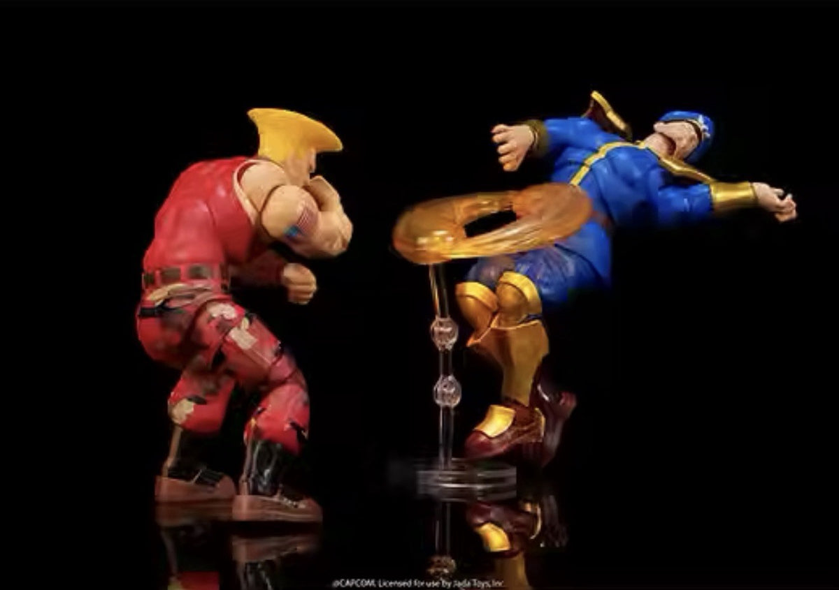Jada Toys Street Fighter II Guile vs M Bison Versus Twin Pack PRESALE ✈️7