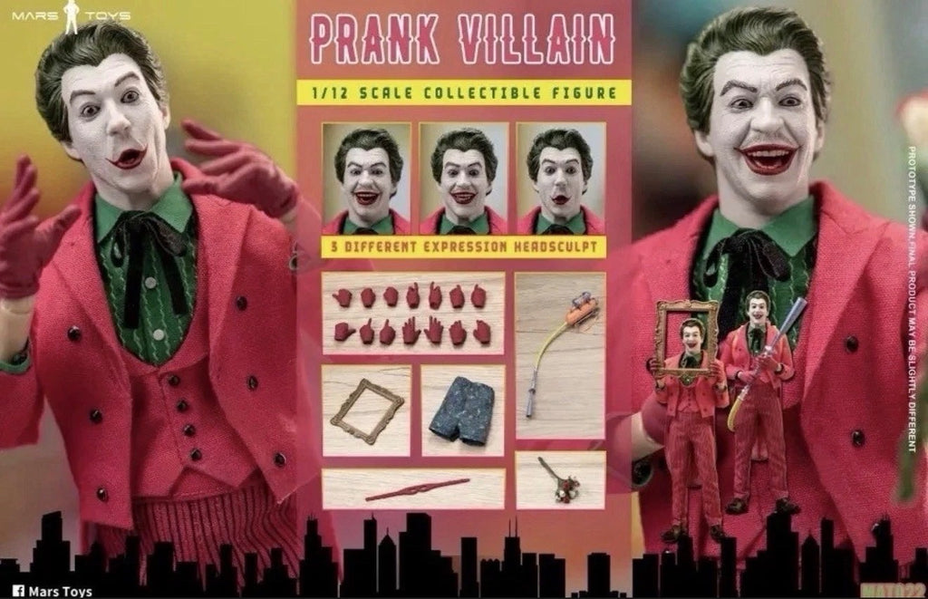 Batman 70s Joker Mars Toys 1/12 Prank Villian Ceasar Romero ⭐2