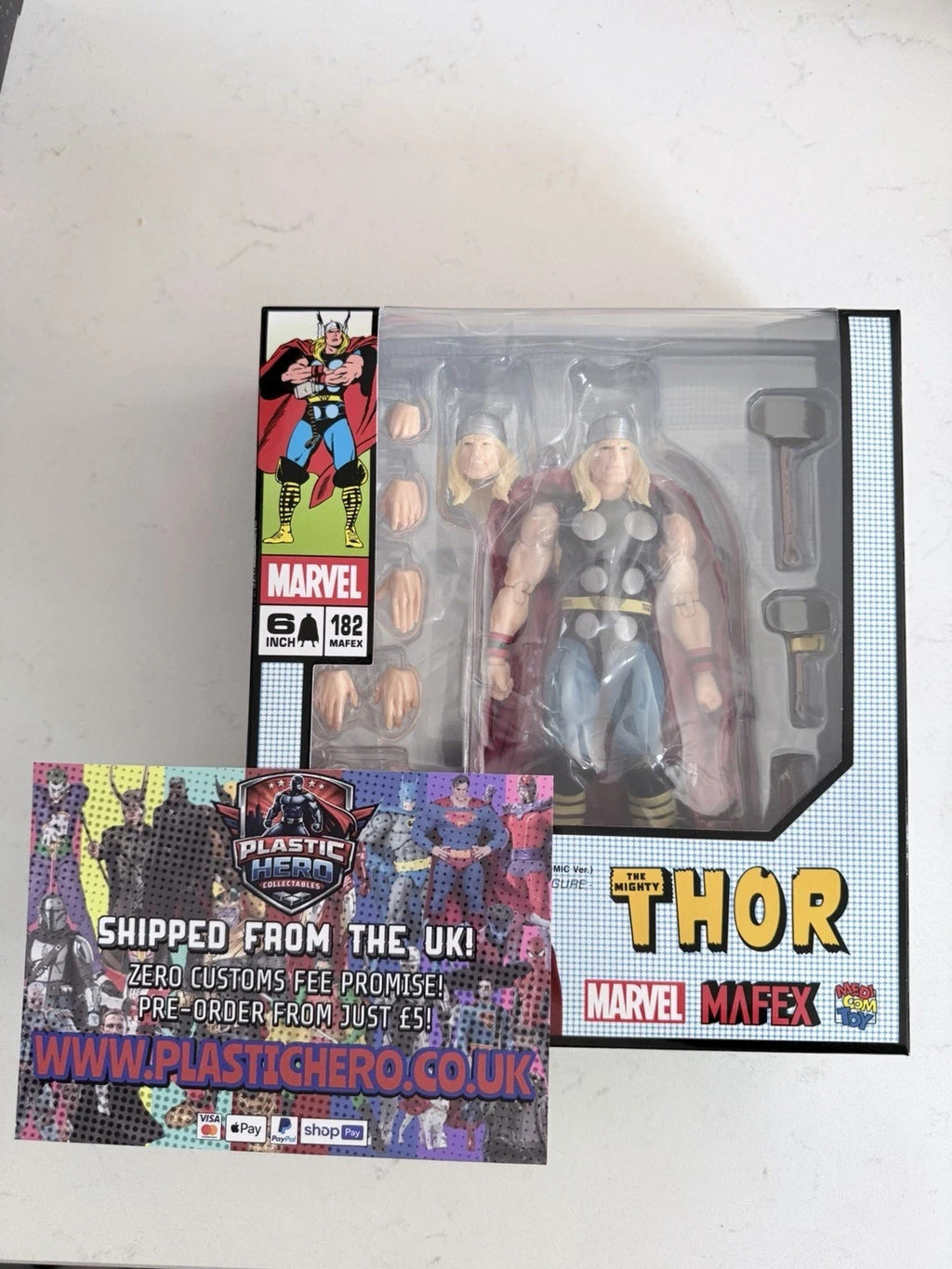 Mafex No 182 Marvel Thor Comic Ver ⭐0