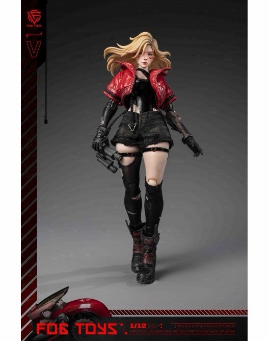 Fog Toys EA-03 1/12 Scale Biker Girl - UK SELLER2
