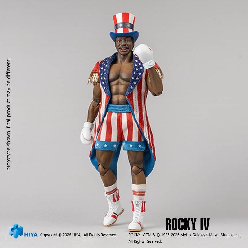 ROCKY HIYA Exquisite Super Rocky VI Apollo Creed✈️3
