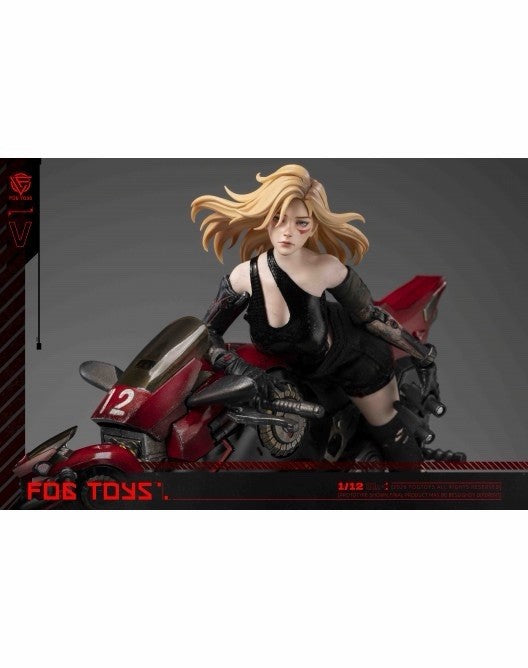 Fog Toys EA-03 1/12 Scale Biker Girl - UK SELLER1
