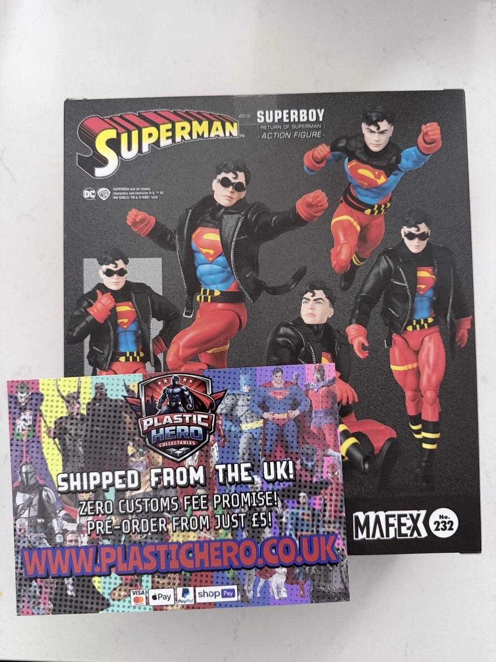 The Return Of Superman Mafex No 232 Superboy ⭐1