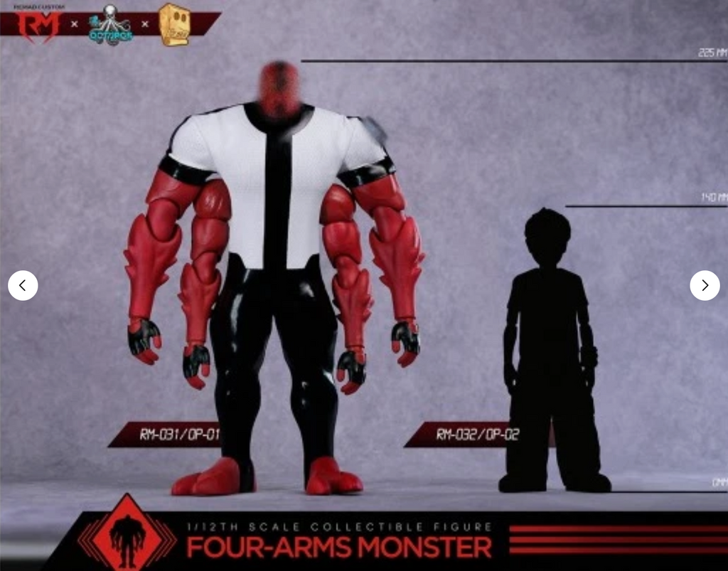 Ben 10 Remad Custom RM031 Four-Arms Monster ✈️1