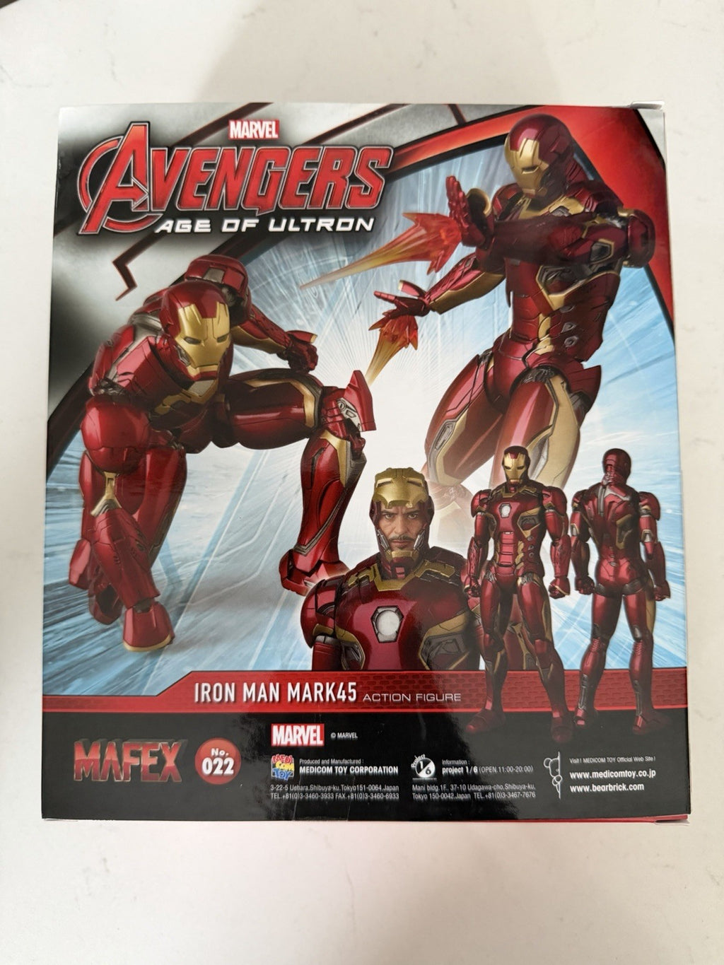 Marvel Mafex No 022 Avengers Age of Ultron Ironman Mark 451
