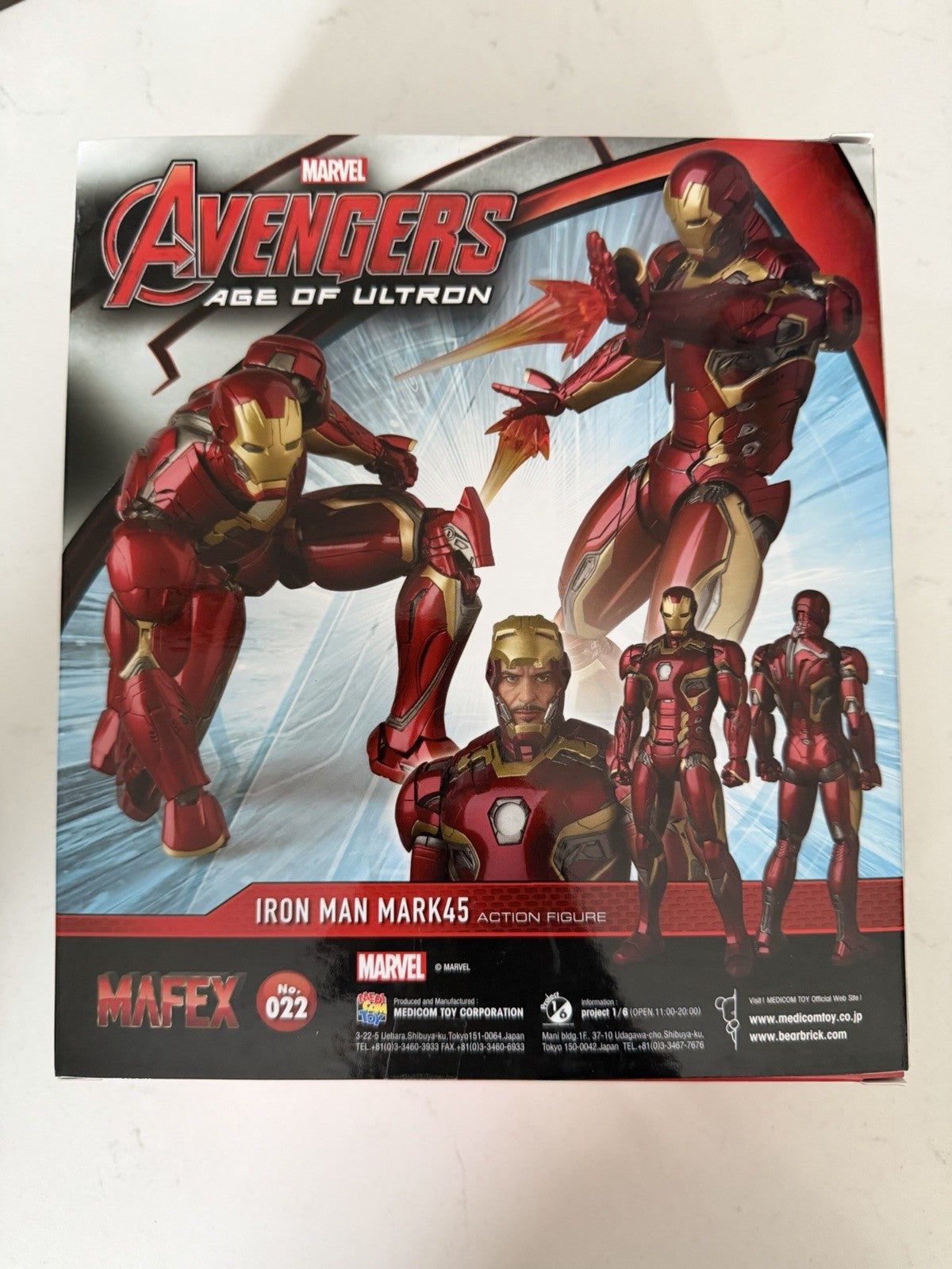 Marvel Mafex No 022 Avengers Age of Ultron Ironman Mark 451