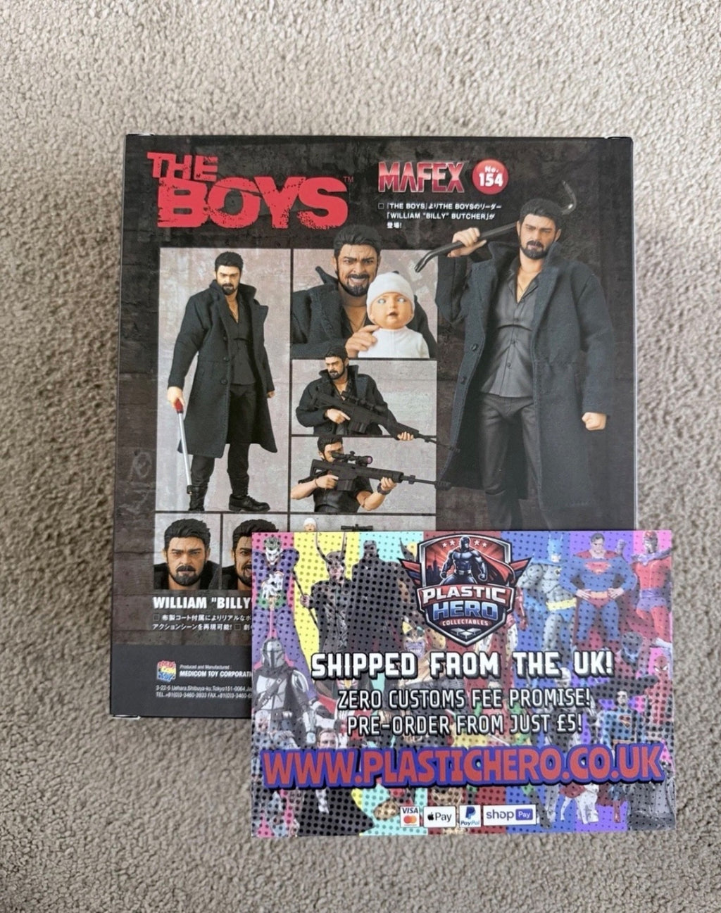 The Boys Mafex No 154 Billy Butcher ⭐3
