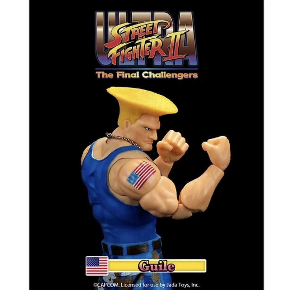 Jada Toys 1/12 Ultra Street Fighter 2 - Guile (Player 2)  🚐0