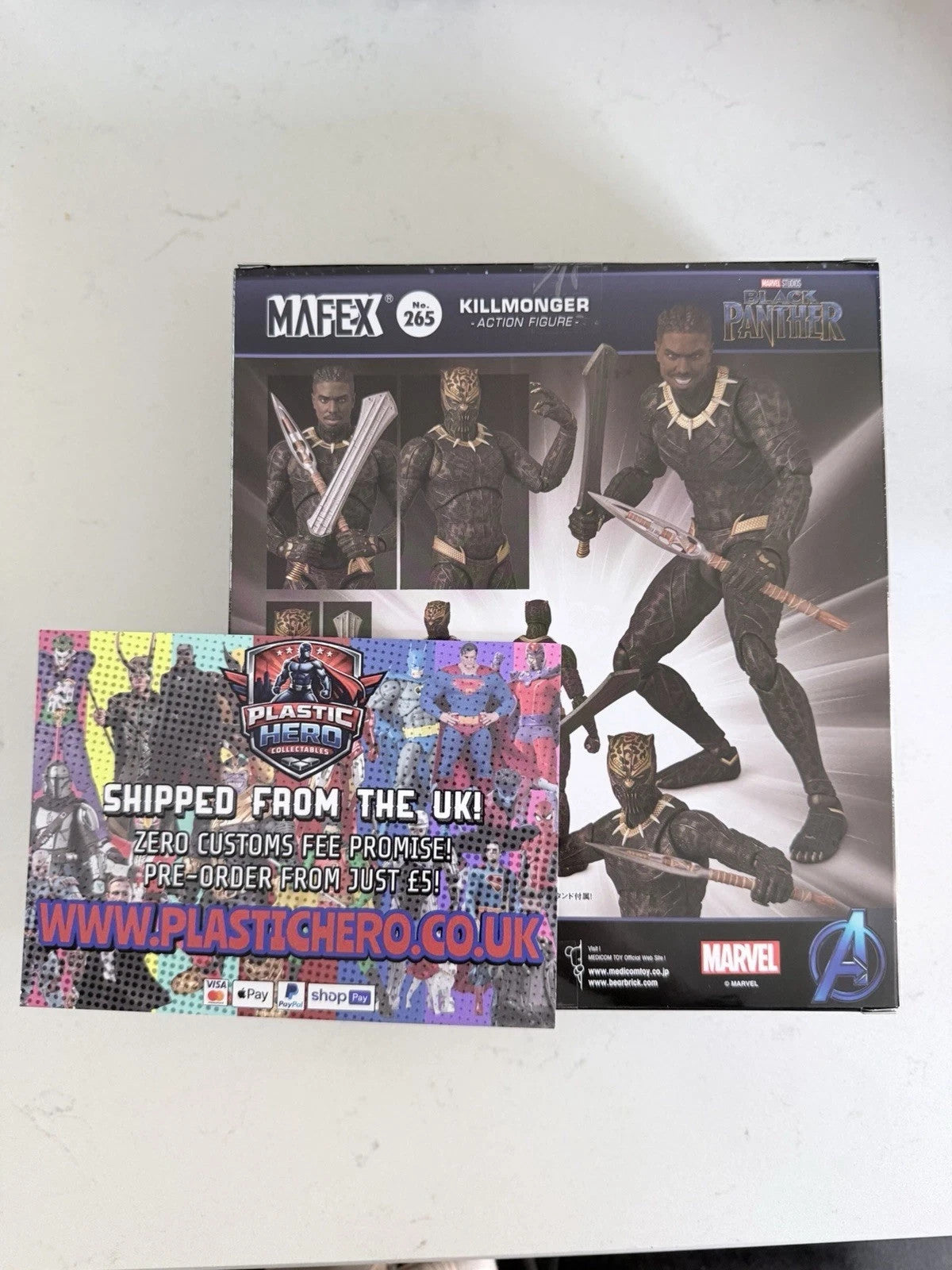Black Panther Mafex No 265 Erik Killmonger 🚐1