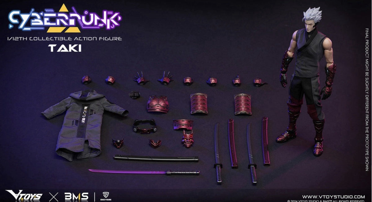 VToys x BMS x CF Cyberpunk Samurai - The Crimson Dawn of the Blade - UK SELLER5