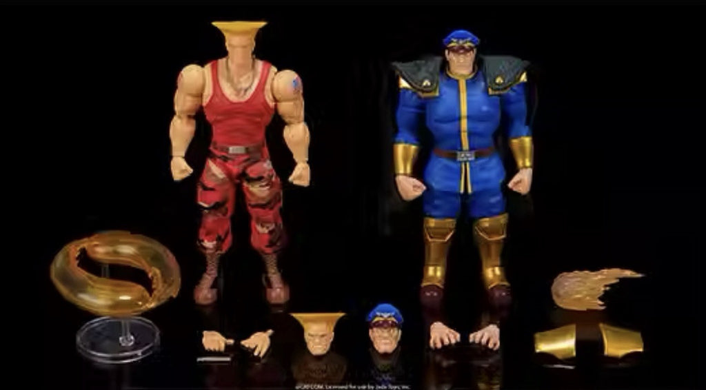 Jada Toys Street Fighter II Guile vs M Bison Versus Twin Pack PRESALE ✈️12