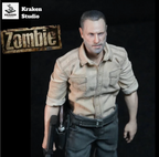 Kraken Studio 1/12 Zombie Killer Rick TWD The Walking Dead ⭐2