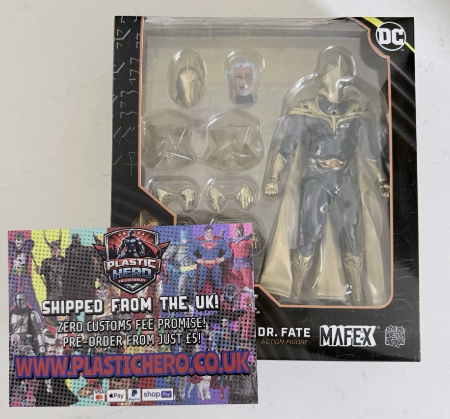 Black Adam Mafex No 244 Dr Fate from 2022 ⭐0