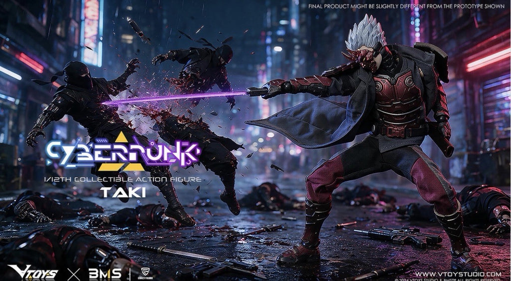 VToys x BMS x CF Cyberpunk Samurai - The Crimson Dawn of the Blade - UK SELLER0