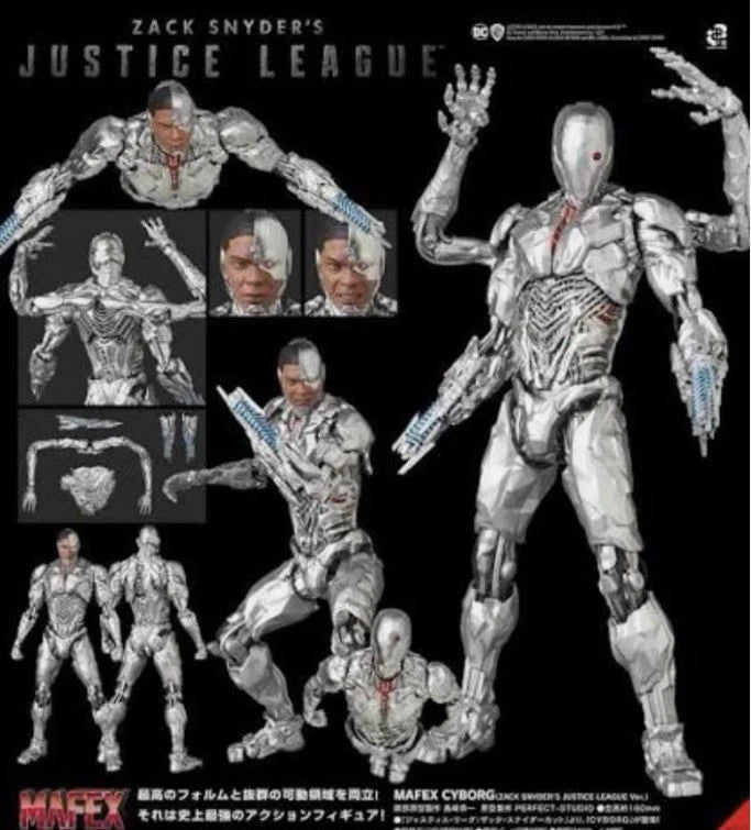 Zack Snyder's Justice League Mafex No 180 Cyborg ⭐2