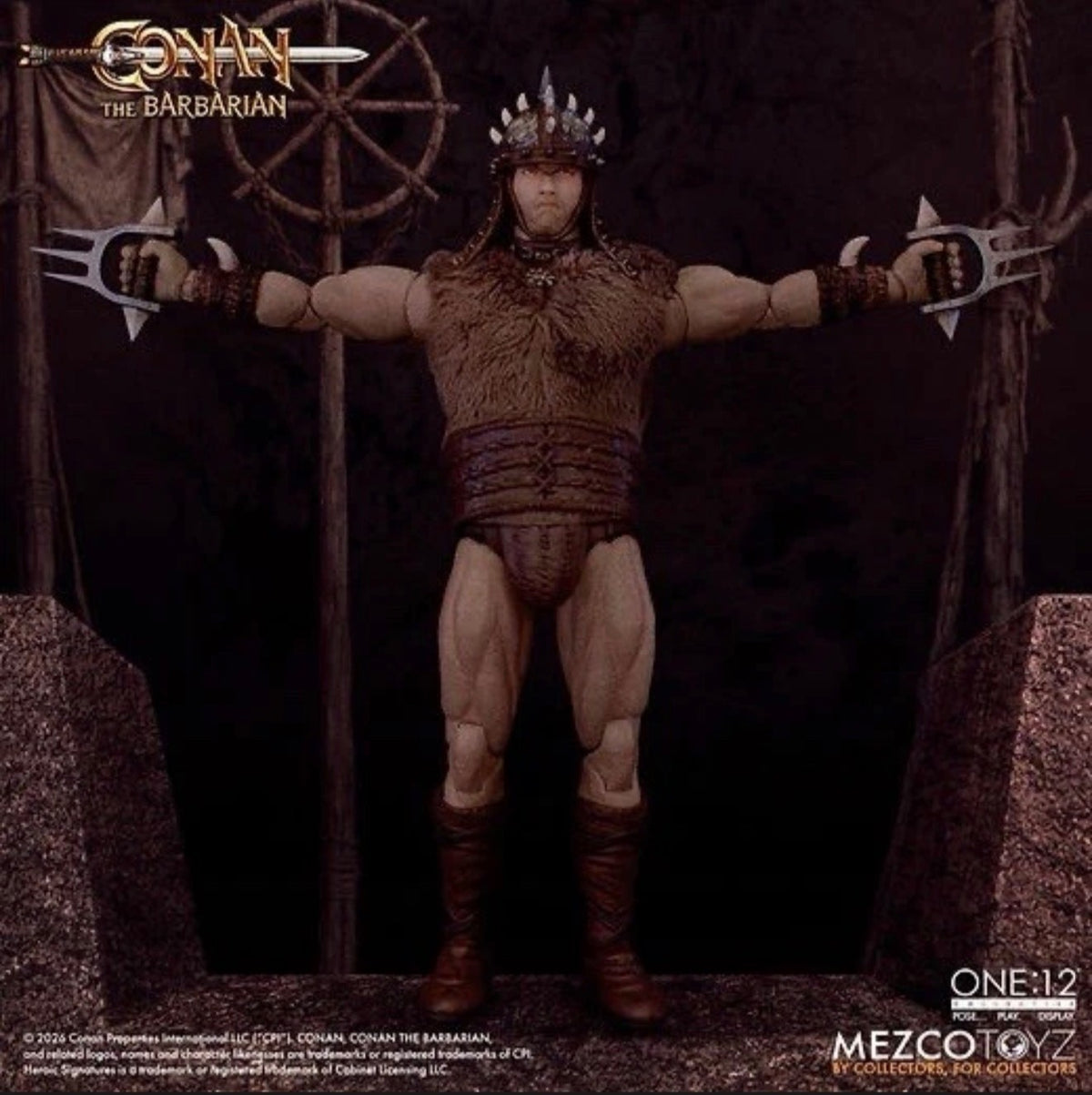 Mezco One:12 Conan The Barbarian (1982): Pit Fighter Edition PRESALE ✈️3