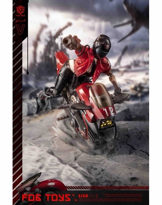 Fog Toys EA-03 1/12 Scale Biker Girl - UK SELLER10