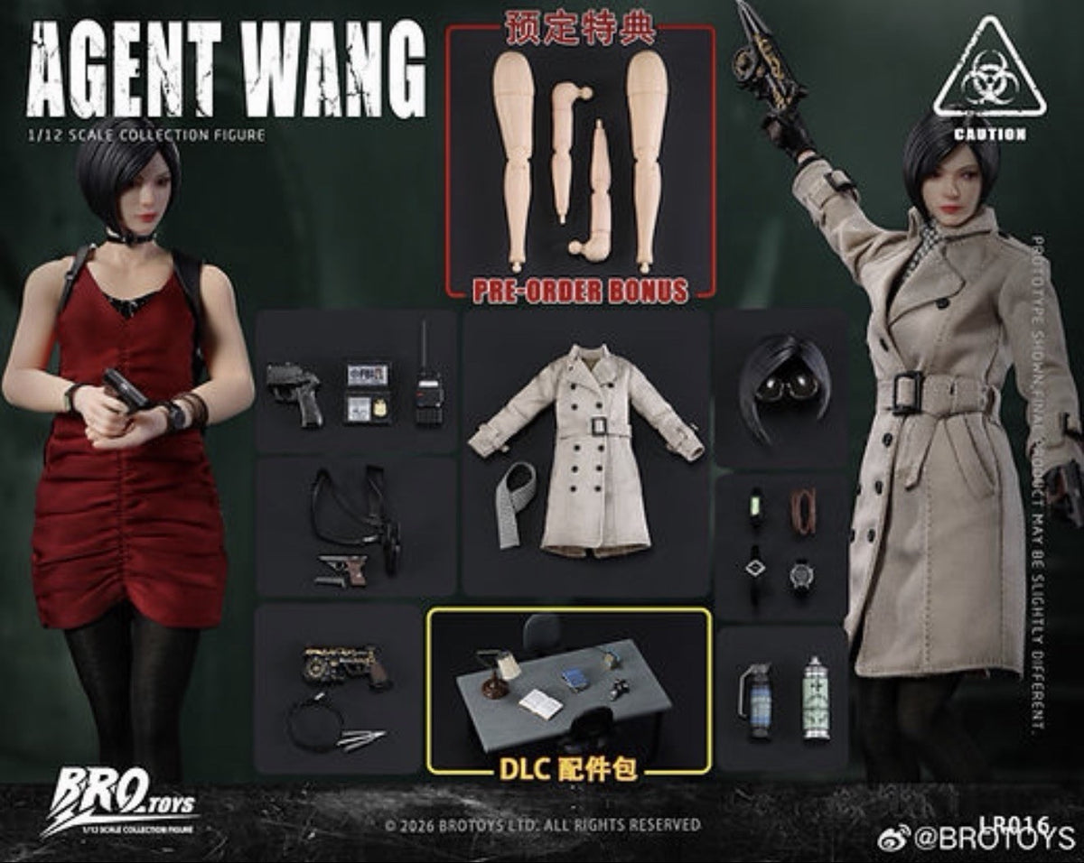 ⭐ Resident Evil Ada Wong Brotoys Agent Wang LR016 DEPOSIT PRESALE1