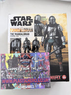 ⭐ Mafex No 256 Star Wars The Mandalorian & Grogu Celebration Exclusive Chrome  1