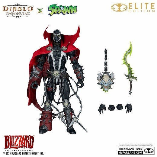 Mcfarlane Elite Edition - Diablo Immortal x Spawn - Spawn Warlock PRESALE ✈️1