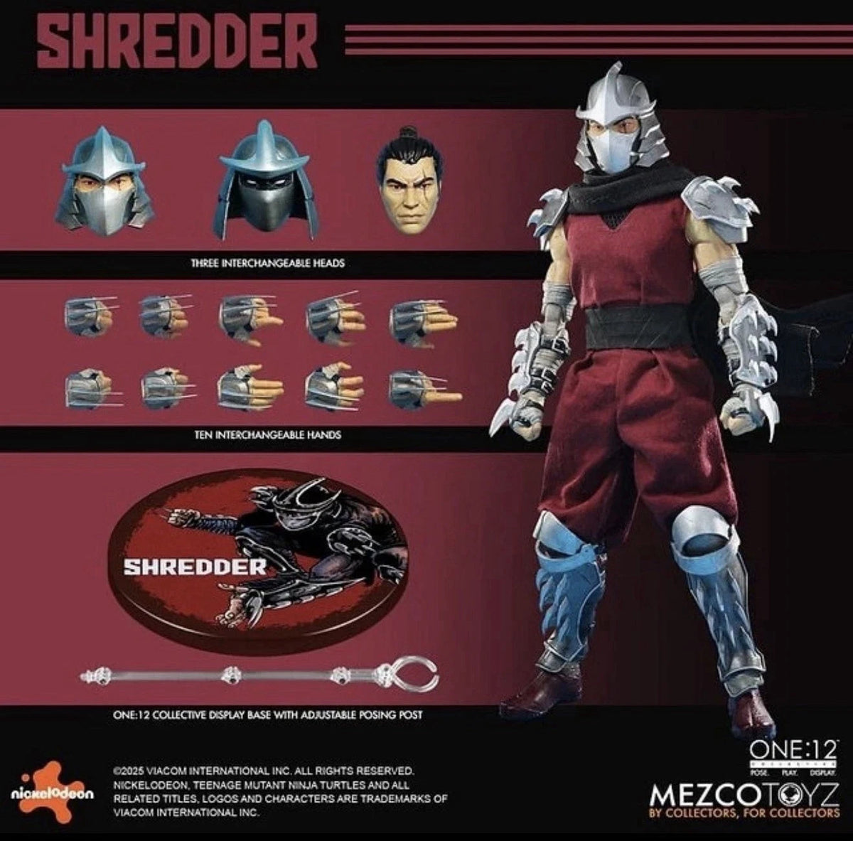 TMNT Mezco One:12 Teenage Mutant Ninja Turtles Shredder PRESALE ✈️3