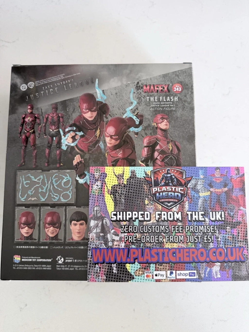 Zack Snyder's Justice League Mafex No 243 The Flash ⭐1