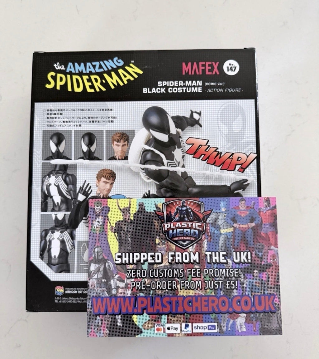 Avengers Secret Wars Mafex No 147 Black Suit Amazing Spider-man Symbiote ⭐1