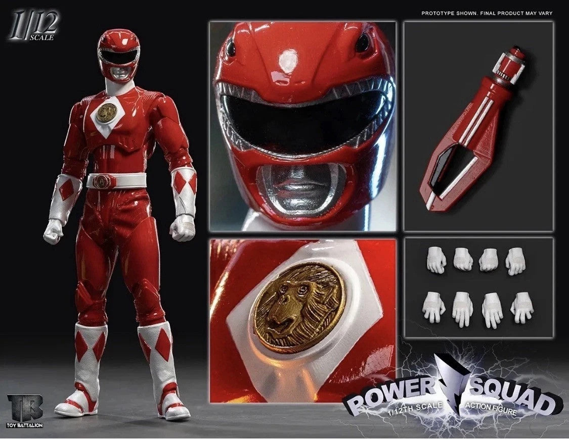 Power Rangers TOYS BATTALION - Power Squad (6 Figure Set) TB020 🚐8