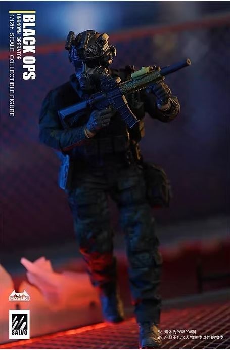 Hasuki 1/12 Black Ops Unknown Operator SA01  Call of Duty CoD - UK SELLER4
