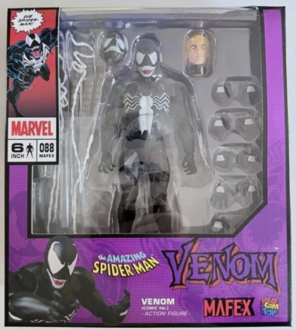 Marvel Spider-man Mafex No 088 Venom Comic Ver🚐0