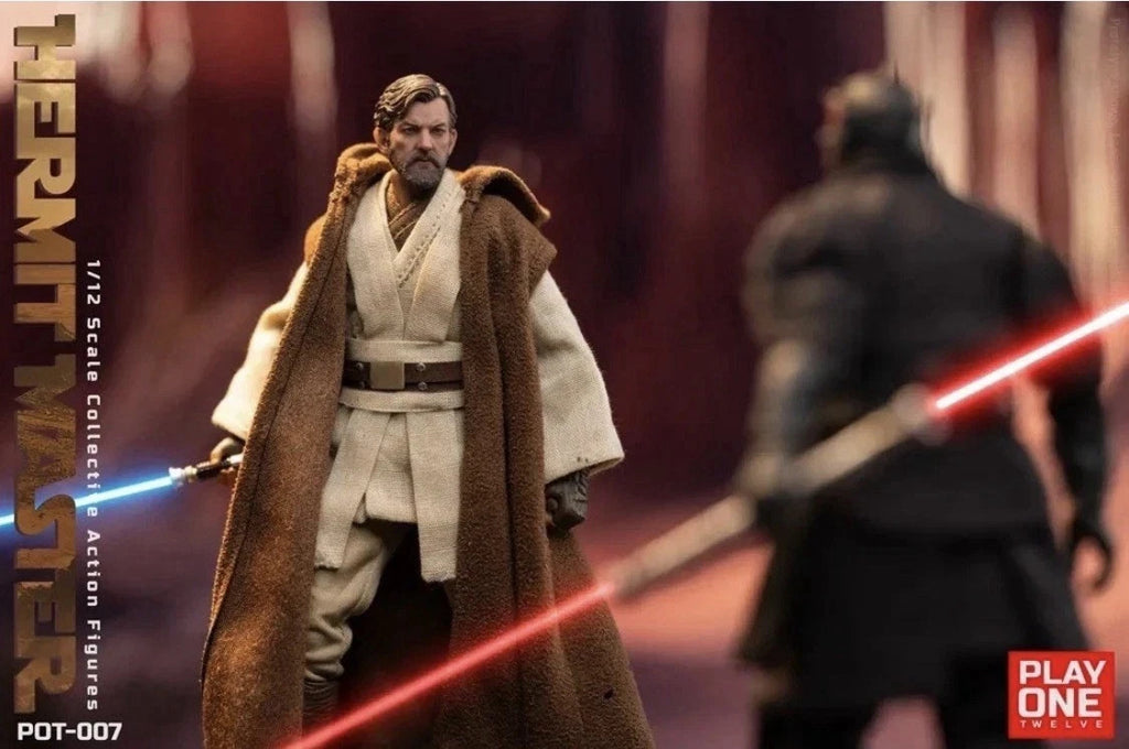 ⭐ Star Wars Obi-Wan Kenobi Play One twelve 1/12 Hermit Master  7