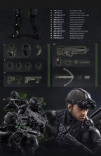 Tom Clancy's Splinter Cell Sam Fisher Blacklist CCSTOYS FigScript ⭐5