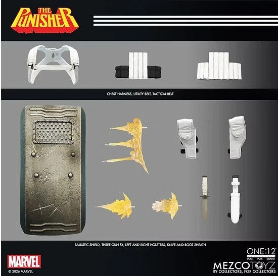 Marvel The Punisher Frank Castle Mezco One:12 PRESALE✈️5