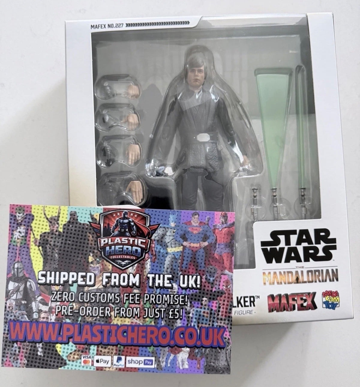 Star Wars The Mandalorian Mafex No 227 Luke Skywalker 🚐4