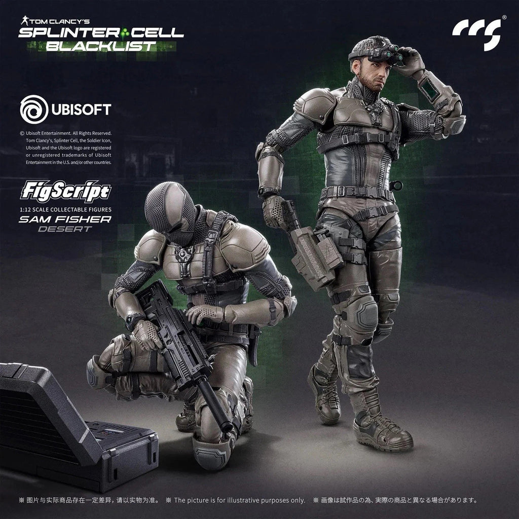 Tom Clancys Splinter Cell Sam Fisher Blacklist CCSTOYS FigScript PRESALE✈️3