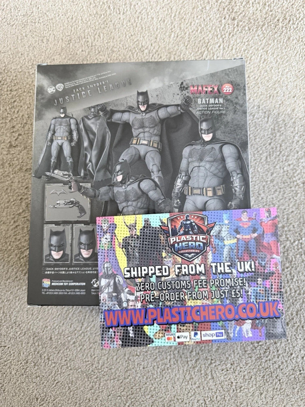 Zack snyders Justice League Mafex No 222 ZSJL Batman ⭐1