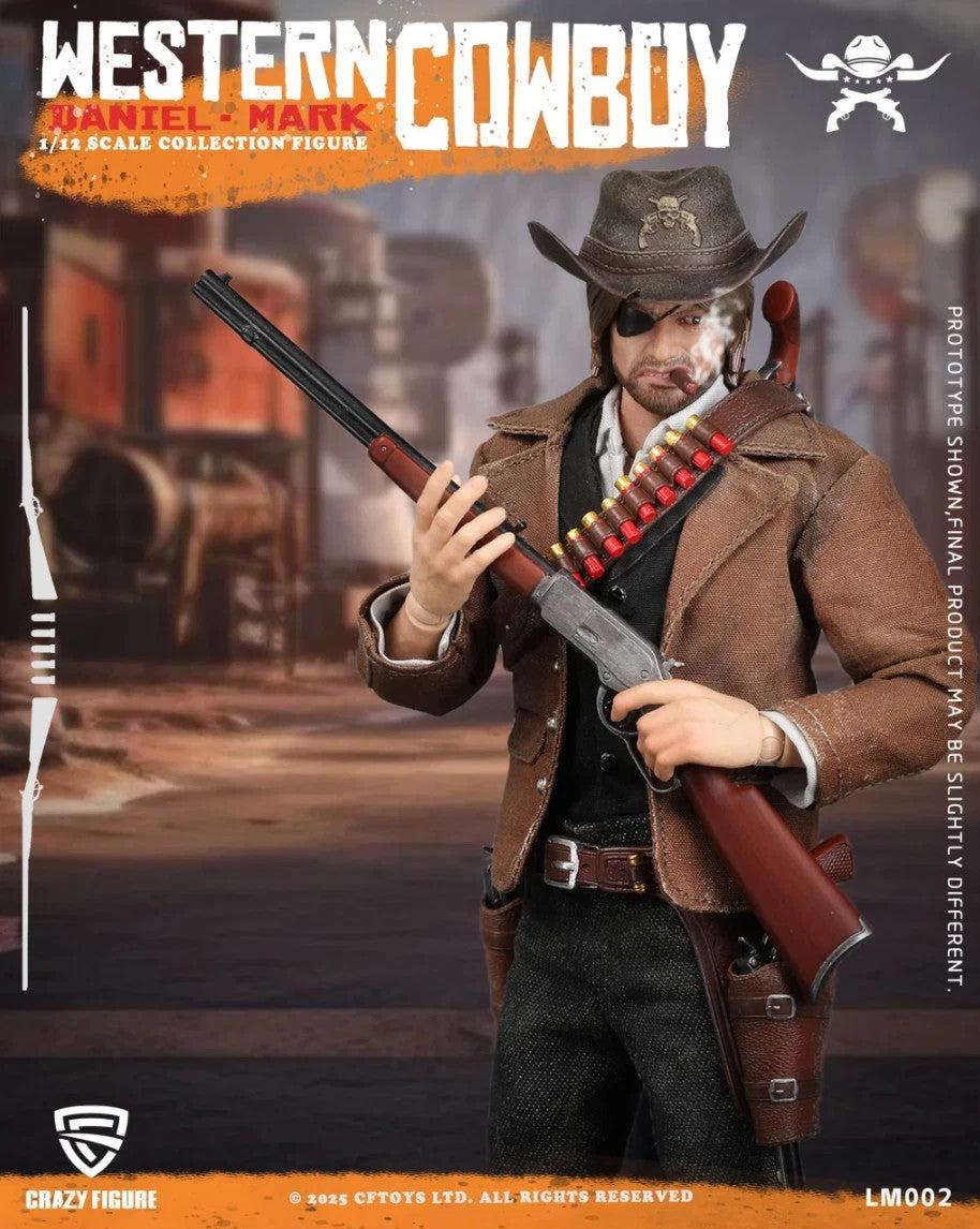 ⭐ Daniel Mark CFTOYS CRAZY FIGURE 1/12 The Western Cowboy DX DEPOSIT PRESALE2