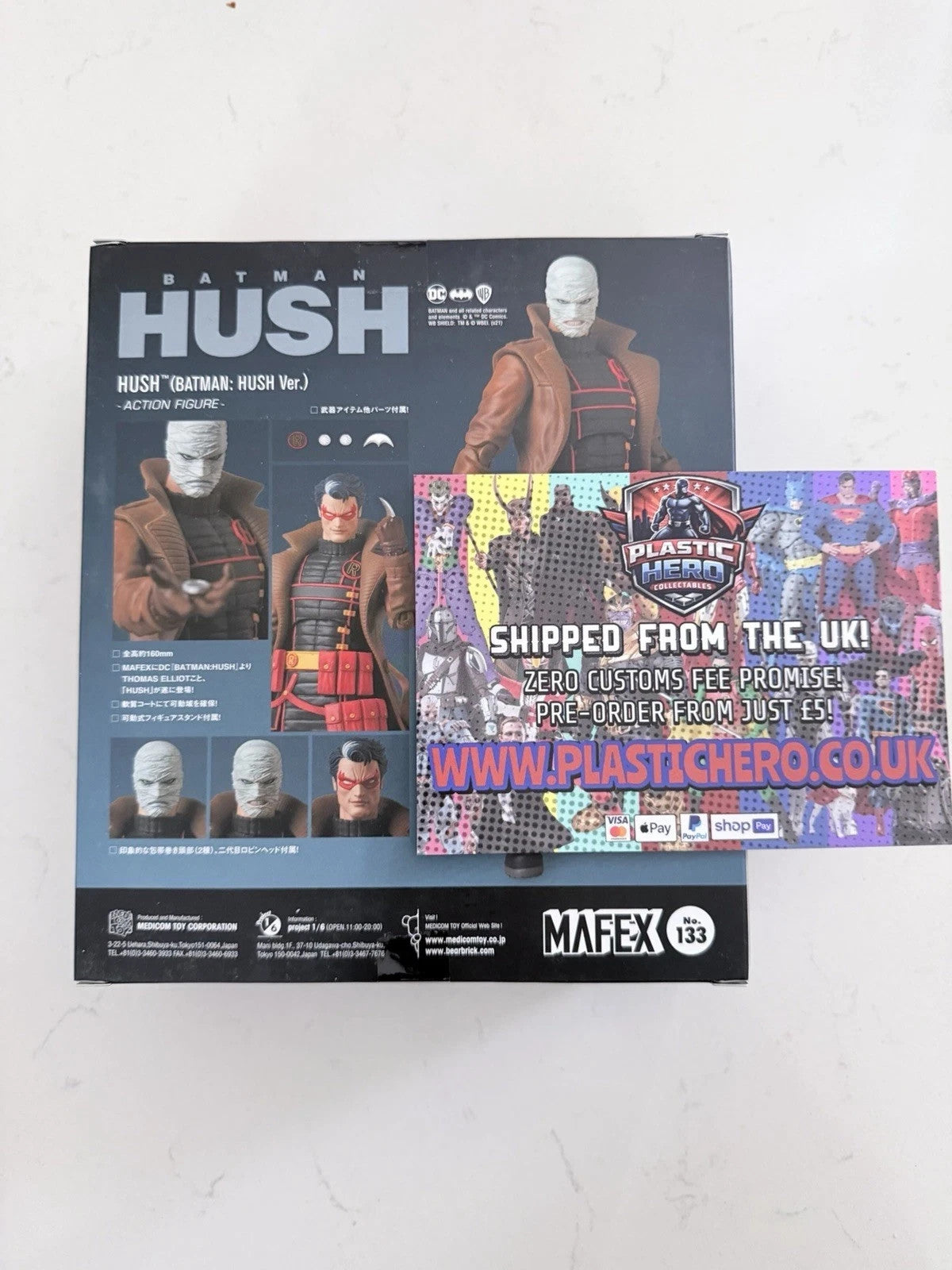 DC Mafex No 133 Batman Hush Thomas Elliot  ⭐1