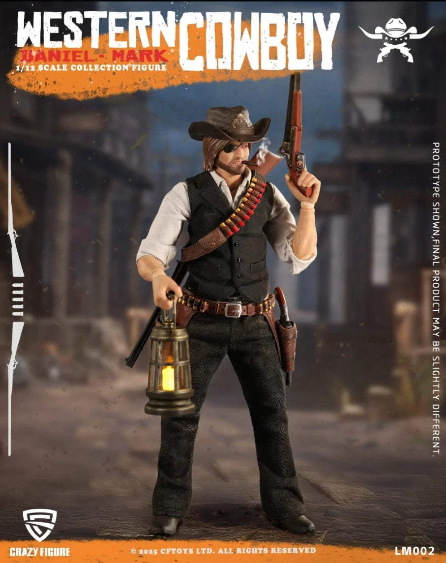 ⭐ Daniel Mark CFTOYS CRAZY FIGURE 1/12 The Western Cowboy DX DEPOSIT PRESALE1