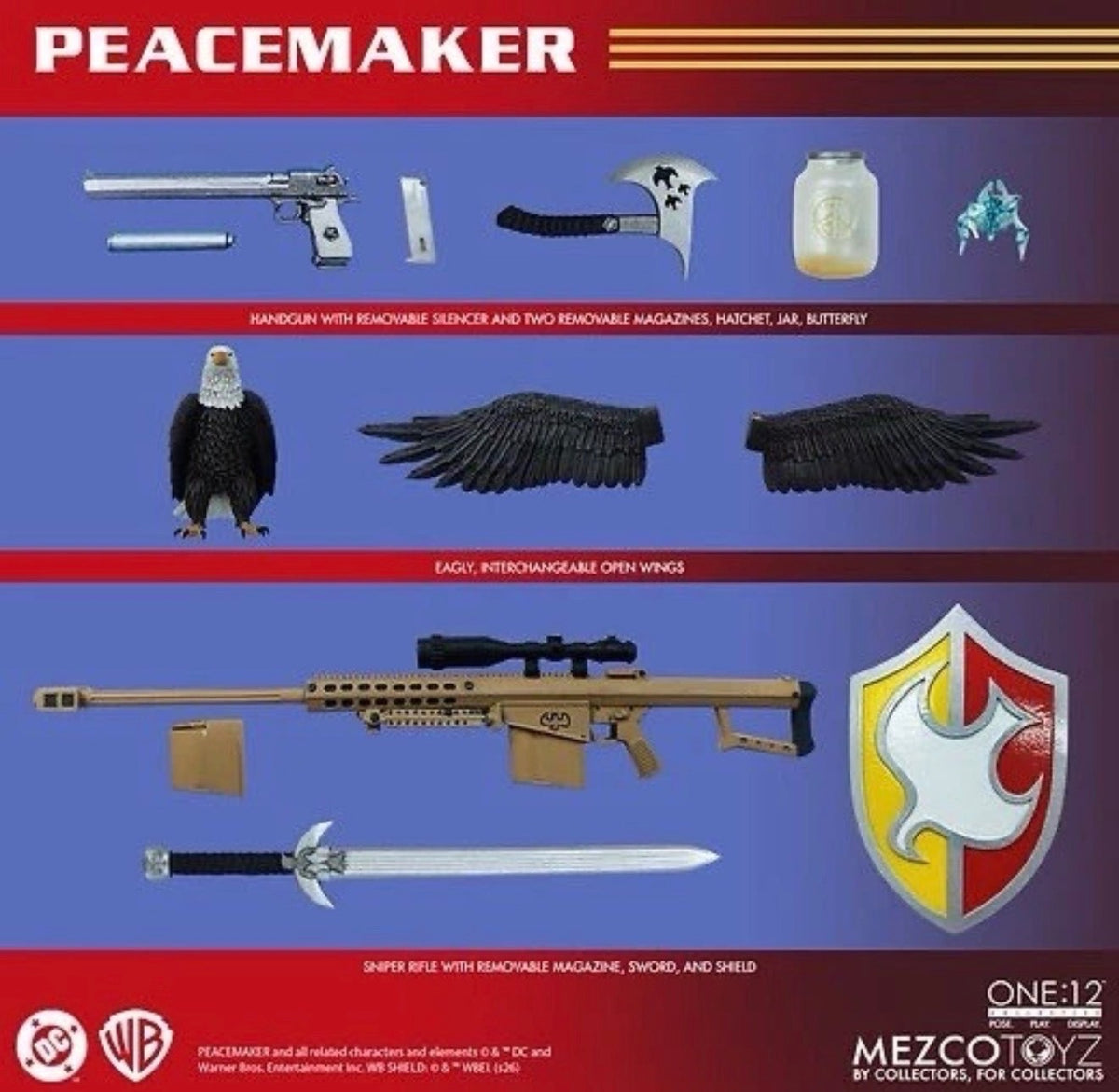 DC Mezco One:12 Peacemaker PRESALE ✈️4